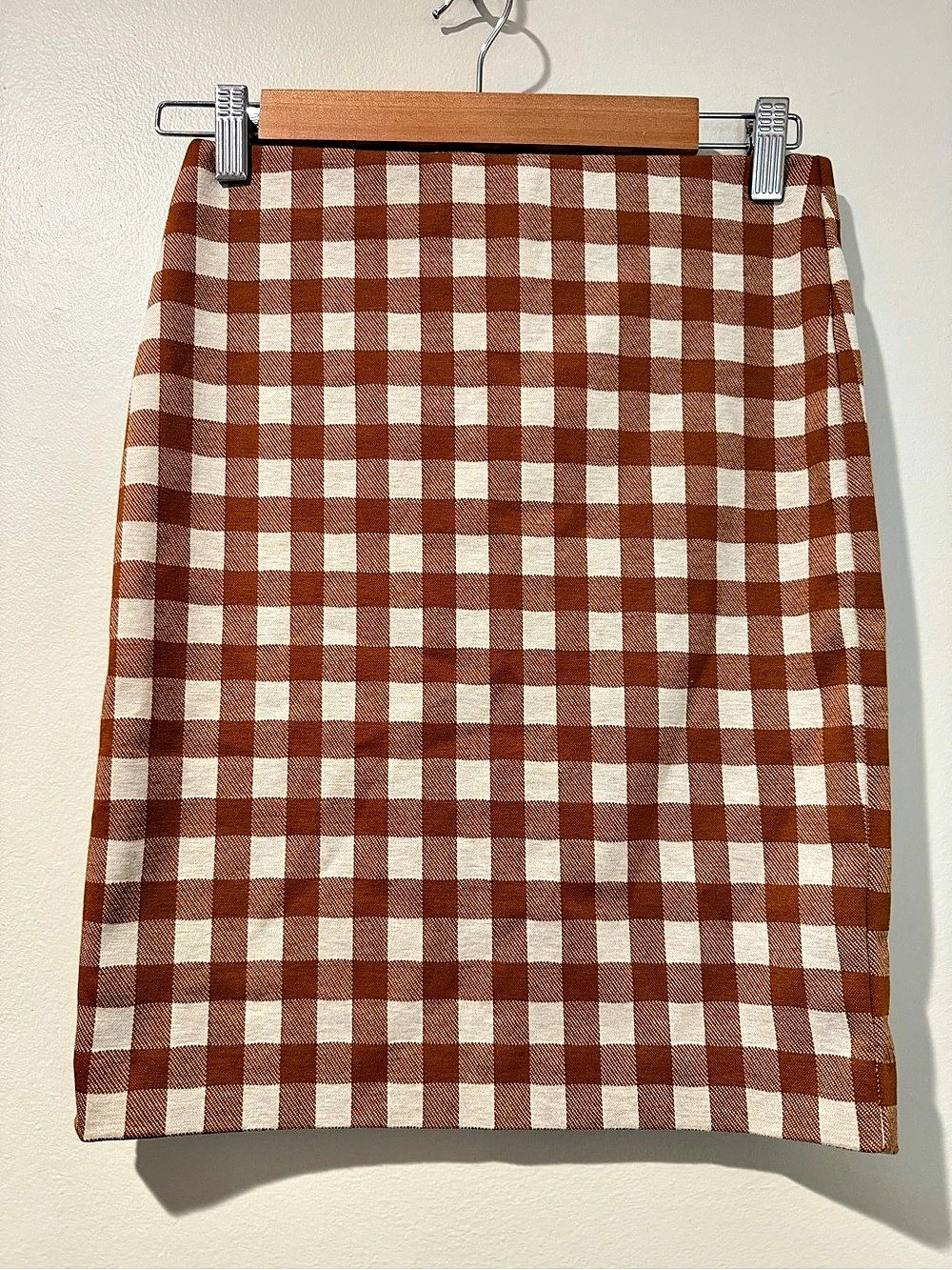 Ann Taylor Factory Checkered Pencil Skirt Size XXS NWT